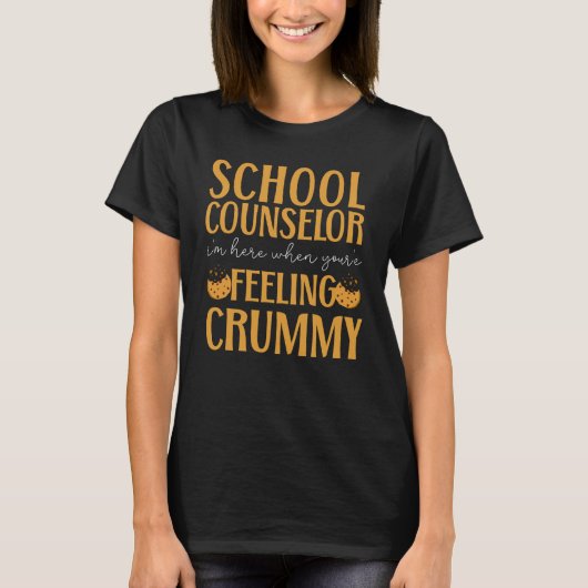 School Counselor Pun School Counselor I'm Here Whe Tシャツ (正面)