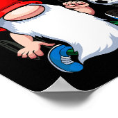 School Crusher Byck To School Cute Gnome Soccer St ポスター (角)