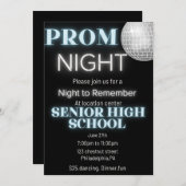 School dance invitation 招待状 (正面/裏面)