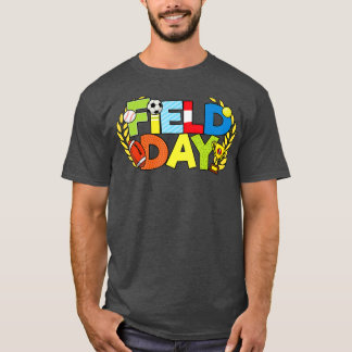 School Field Day Teacher 2022 Kids Girls Boys Men Tシャツ