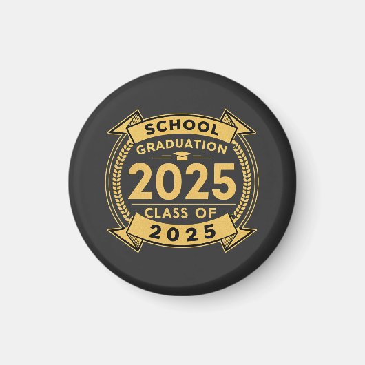 School graduation 2025 マグネット (正面)