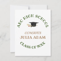 School Graduation Event Celebration Personalized