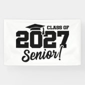School Graduation Year Pride Senior Class of 2027 横断幕 (横)