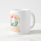 School Is Important But Soccer Is Importanter ジャンボコーヒーマグカップ (正面右)