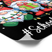 School Janitor Gnome Everything Is Fine Funny Chri ポスター (角)