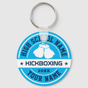 School Kickboxing Kickboxer Custom Color Sports キーホルダー