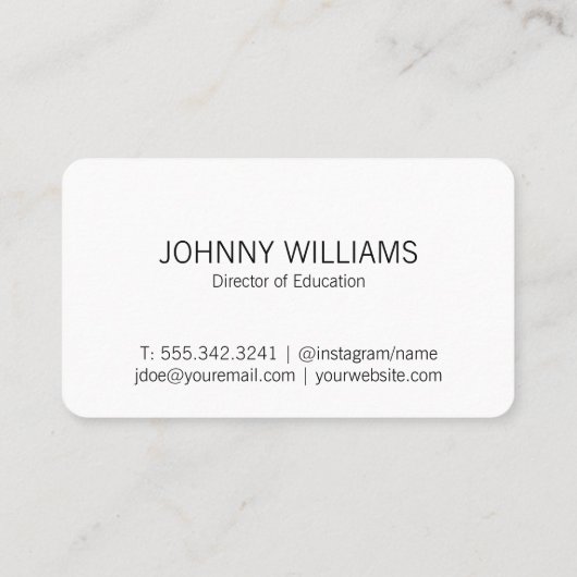 School Knowledge Logo | Education Learning 名刺 (裏面)