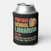 School Librarian Pronunciation Funny 缶クーラー (缶裏面)