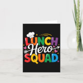 School Lunch Hero Squad Cafeteria Workers Crew Lad カード (正面)