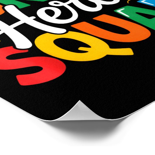 School Lunch Hero Squad Cafeteria Workers Crew Lad ポスター (角)