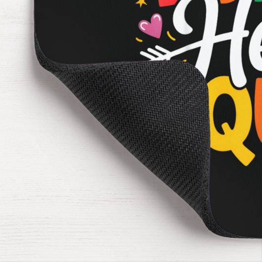 School Lunch Hero Squad Cafeteria Workers Crew Lad マウスパッド (コーナー)