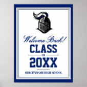 School Mascot Class Reunion Welcome ポスター (正面)