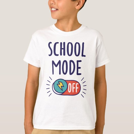 School Mode Off Tシャツ (正面)
