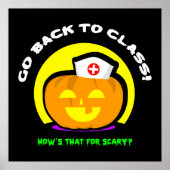 School Nurse Halloween ポスター (正面)