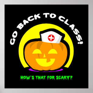 School Nurse Halloween ポスター