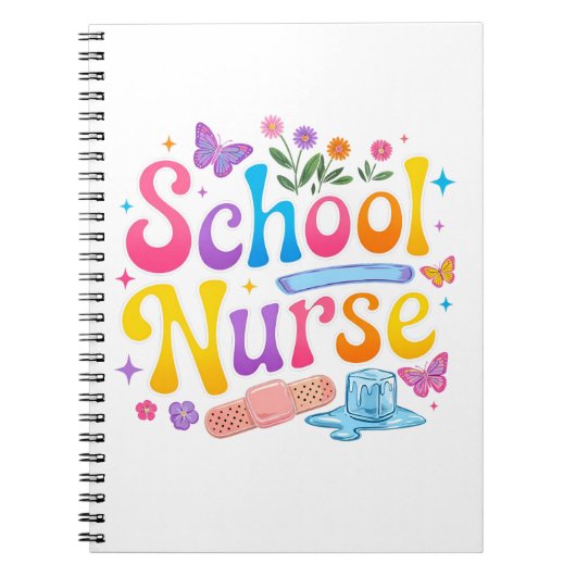School Nurse Photo Notebook ノートブック (正面)