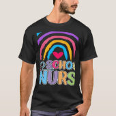 School Nurse Rainbow Nurse Week 2022 Back To Schoo Tシャツ (正面)