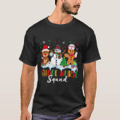 School Nurse Squad Reindeer Snowman Gingerbread Ch Tシャツ (正面)