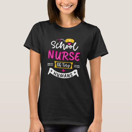 School Nurse Supplies School Nurse Nursing Accesso Tシャツ (正面)