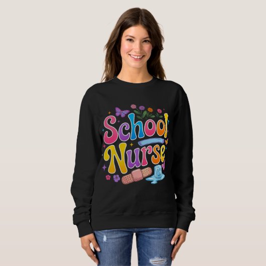School Nurse Sweatshirt スウェットシャツ (正面フル)