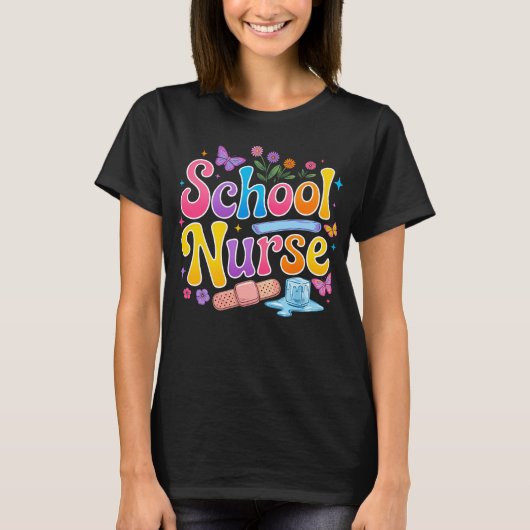 School Nurse T-Shirt Tシャツ (正面)
