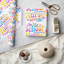 School Nurse Wrapping Paper ラッピングペーパー