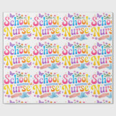 School Nurse Wrapping Paper ラッピングペーパー (フラット)