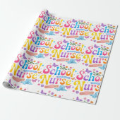 School Nurse Wrapping Paper ラッピングペーパー (アンロールド)