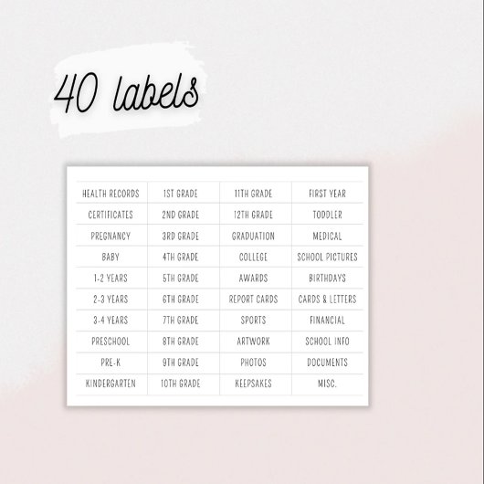 School Organization , School Memory シール