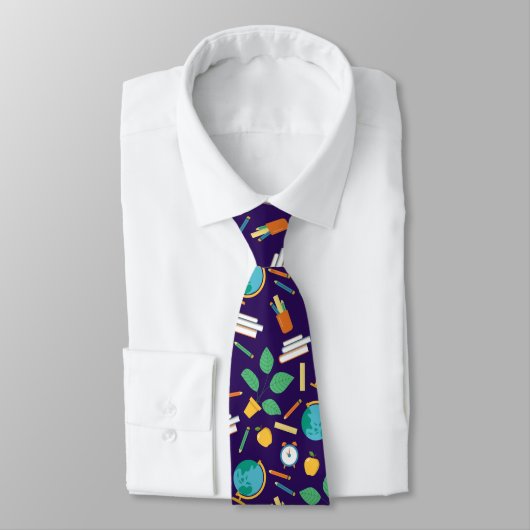 School pattern neck tie ネクタイ (タイ)