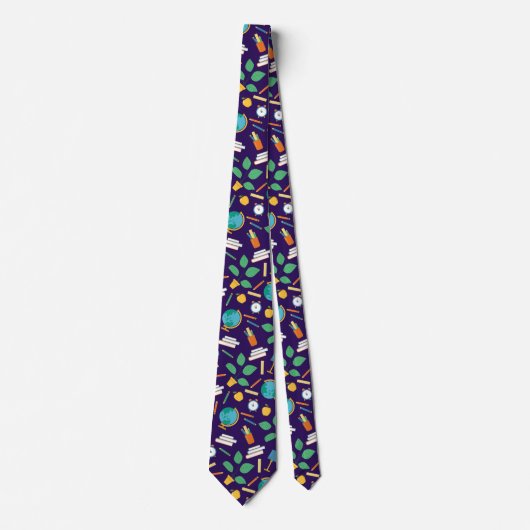 School pattern neck tie ネクタイ (正面)
