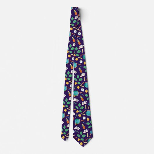 School pattern neck tie ネクタイ (裏面)
