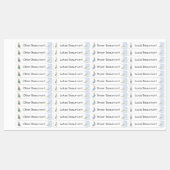 School Peter Rabbit Rectangle Waterproof Label  ラベル (シート)