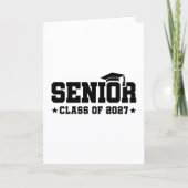 School Pride Graduation Year Senior Class of 2027 カード (正面)