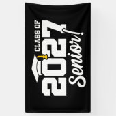 School Pride Graduation Year Senior Class of 2027 横断幕 (縦)