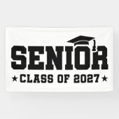 School Pride Graduation Year Senior Class of 2027 横断幕 (横)