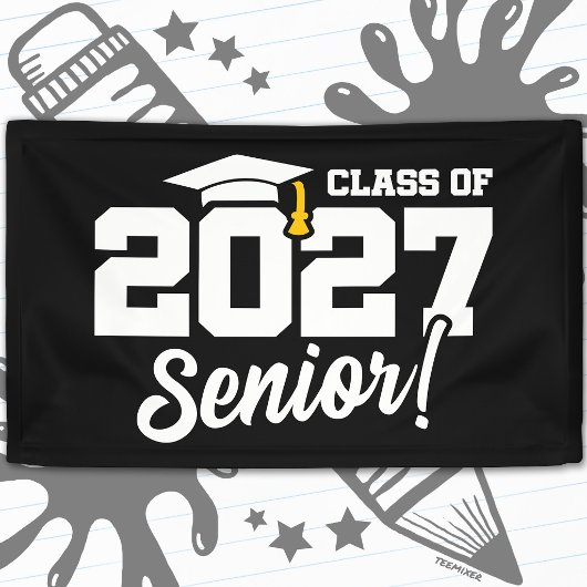 School Pride Graduation Year Senior Class of 2027 横断幕