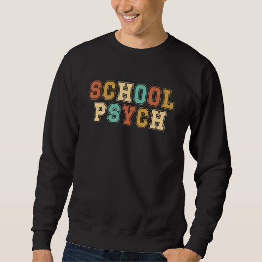 School Psychologist Boho School Psych Week スウェットシャツ (正面)