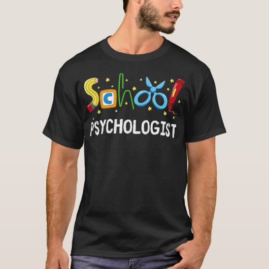 School Psychologist Cute Gift Psych Therapist Appr Tシャツ (正面)