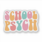 School Psychologist – School Mental Health シール (正面)