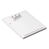 School Psychologist's Office Memo Notepad ノートパッド (アングル)