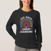 School Rainbow 100 days of great learning Tシャツ (正面)