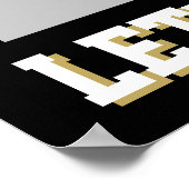 School Reunion selfie photo frame Poster ポスター (角)