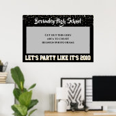 School Reunion selfie photo frame Poster ポスター (ホームオフィス)