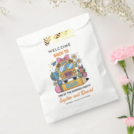 School’s Back Bash! Editable End of Summer Party  フェイバーバッグ