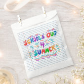 School’s out for summer フェイバーバッグ (クリップ留めされた状態)