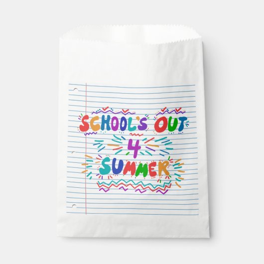 School’s out for summer フェイバーバッグ (正面)