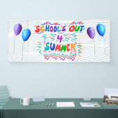 School’s Out for Summer Banner 横断幕 (トレードショー)