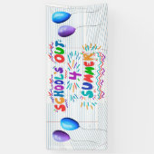 School’s Out for Summer Banner 横断幕 (縦)