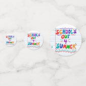 School’s Out for Summer Table Confetti コンフェッティ (正面)